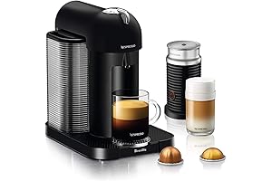 Nespresso by Breville Vertuo Coffee and Espresso Machine, 5 Cups, Matte Black