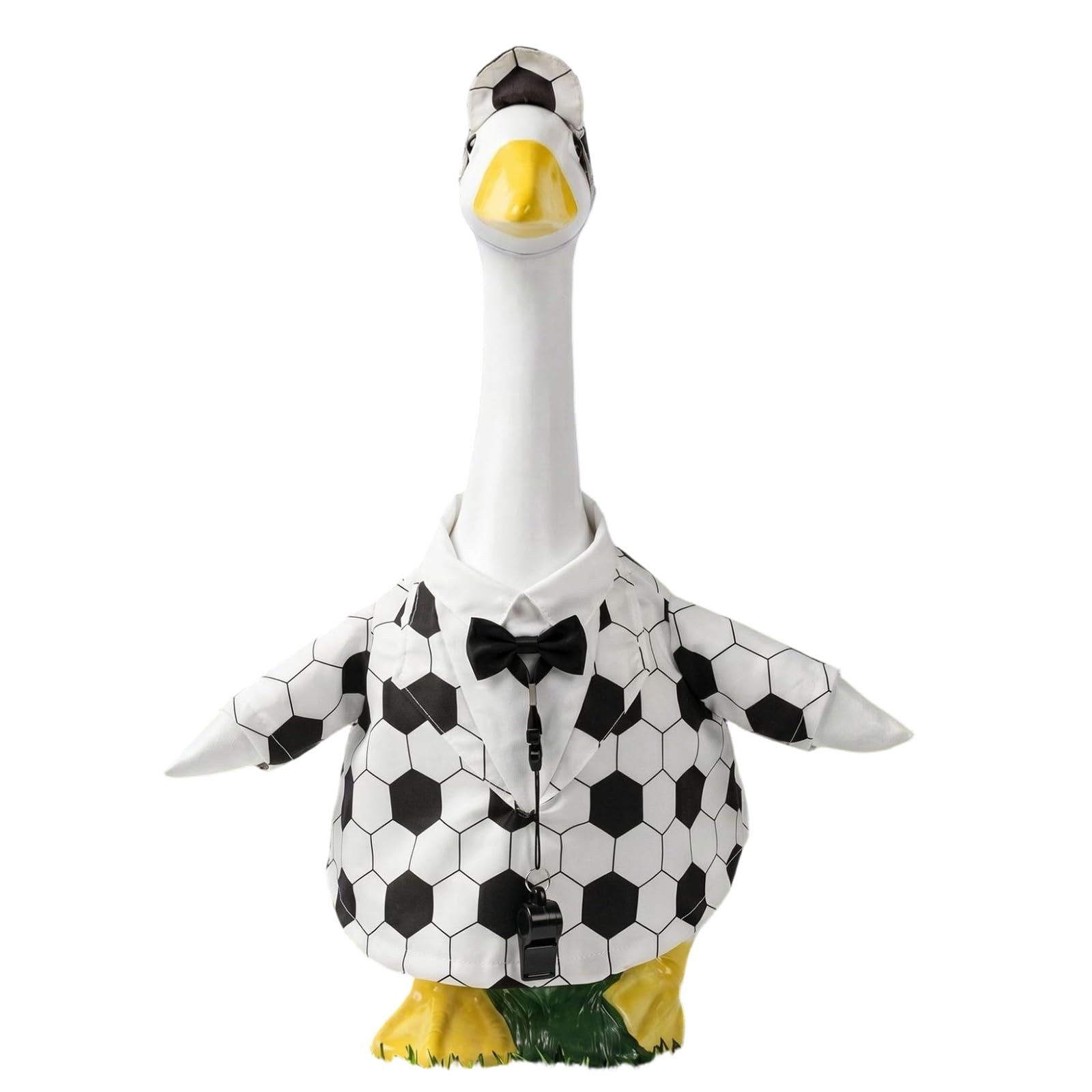 Kaeltsyn Theme Geese Statue Costume Set Porch Geese Outfit for Patio Poolside Garden Decoration Sports Event Celebration Funny Garden Waterfowl Decoration