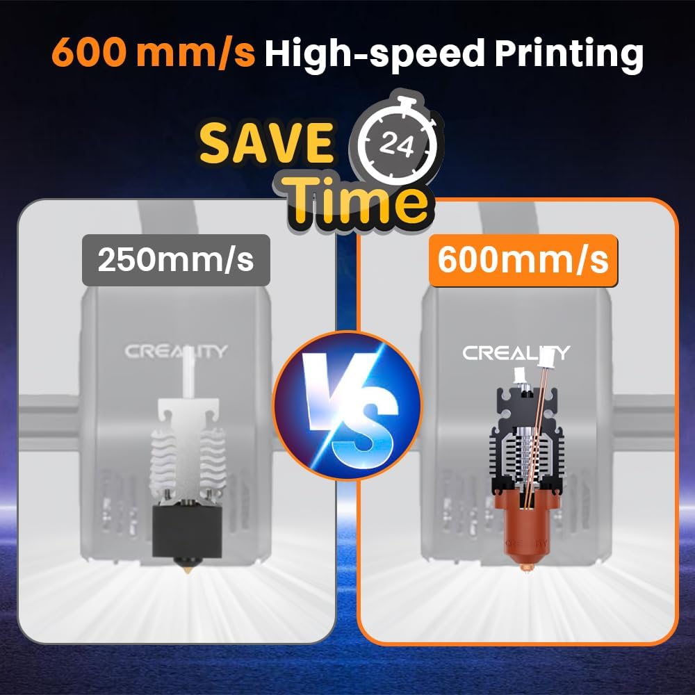 Głowica drukująca Creality Ender 3 V3 SE/KE, zestaw ceramicznego bloku grzewczego Ender 3 V3 KE z dyszą szybkiej wymiany, zestaw modernizacyjny głowicy drukującej do drukarek 3D, umożliwiający drukowa