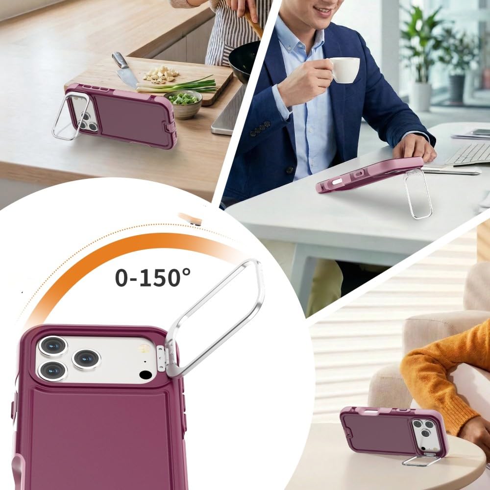 Generic Funda compatible con iPhone 15 (Couleur: oro rosa), a prueba de golpes, carcasa trasera rígida de silicona multicapa