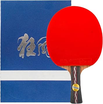 Table Tennis Bat can Enhance Control, Rotation and Strength, Pingpong Paddle for Indoor and Outdoor As Shown Short Handle No. 1