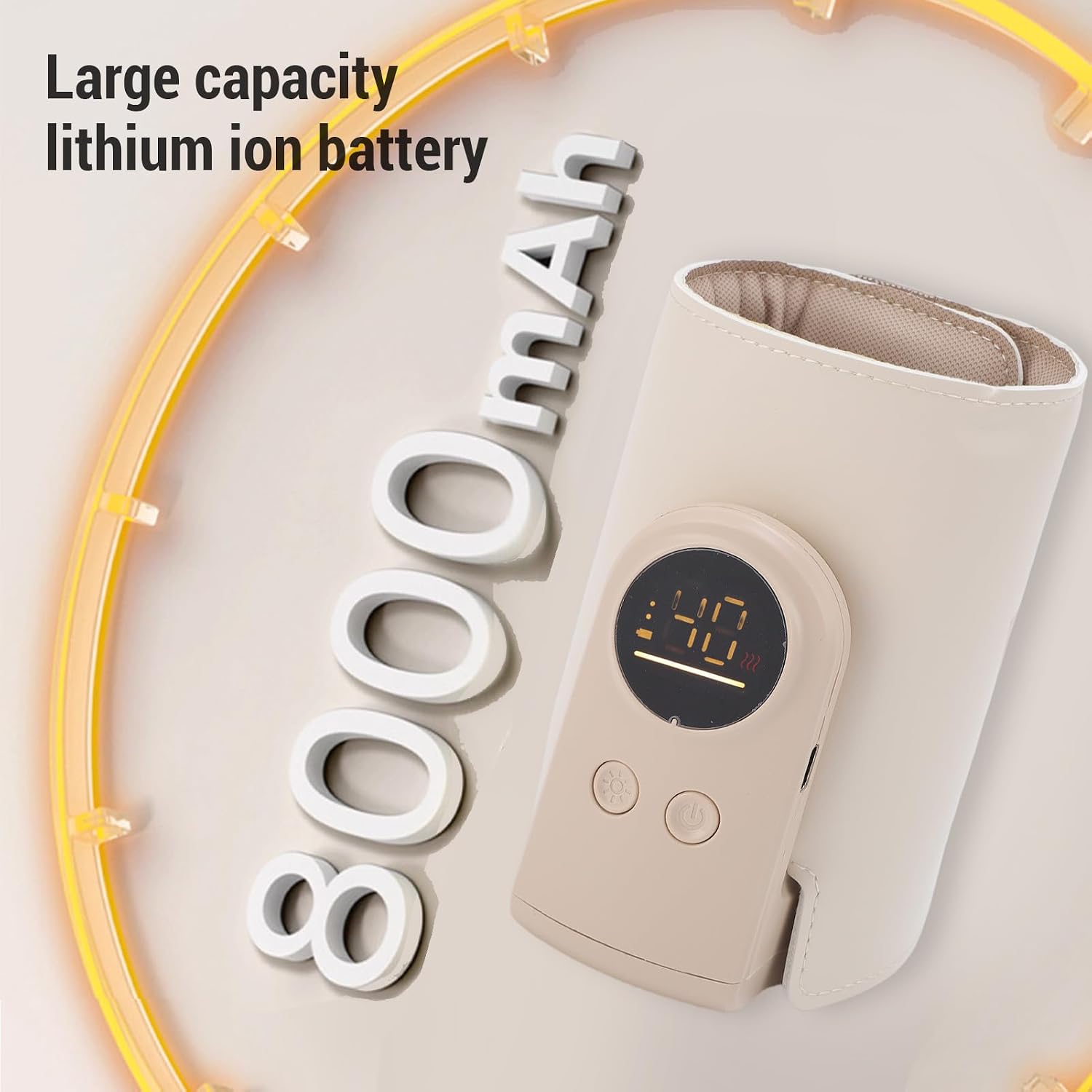 Fast Cordless Baby Bottle Warmer Constant Heating Function Intelligent Temperature Adjustment Ideal for Home Travel and Nighttime Feedings Portable Bottle Warmer Cover