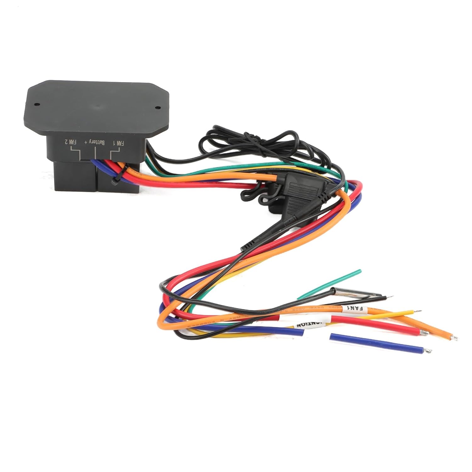 DC0444 Digital Radiator Fan Controller Switch 12V 24V Adjustable Temperature Range Electric Thermatic Fan Switch Kit Replaces# 0444