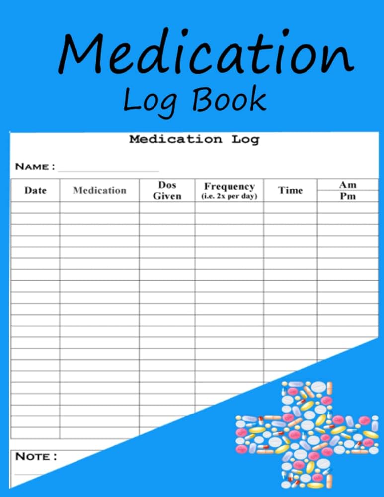 Medication Log Book: Simple Personal Medication Administration Planner & Record Log Book ,52-Week Daily Medication Chart Book, Medication checklist ... For Seniors, Adults, Caregivers And Kids,: gui, cher: Amazon.com: Books medication-log-book-simple-personal-medication-administration-planner-record-log-book-52-week-daily-medication-chart-book-medication-checklist-for-seniors-adults-caregivers-and-kids-gui-cher-amazon-com-books