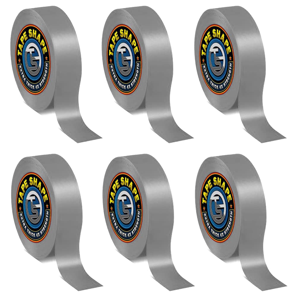 VL 6 PCS Electrical Tape 19mm*33m Waterproof Electric Tape Strong Self-Adhesive PVC Insulation Tape for Masking Repairing and Protecting Electrical Wires and DIY Projects (33 metre, GREY)