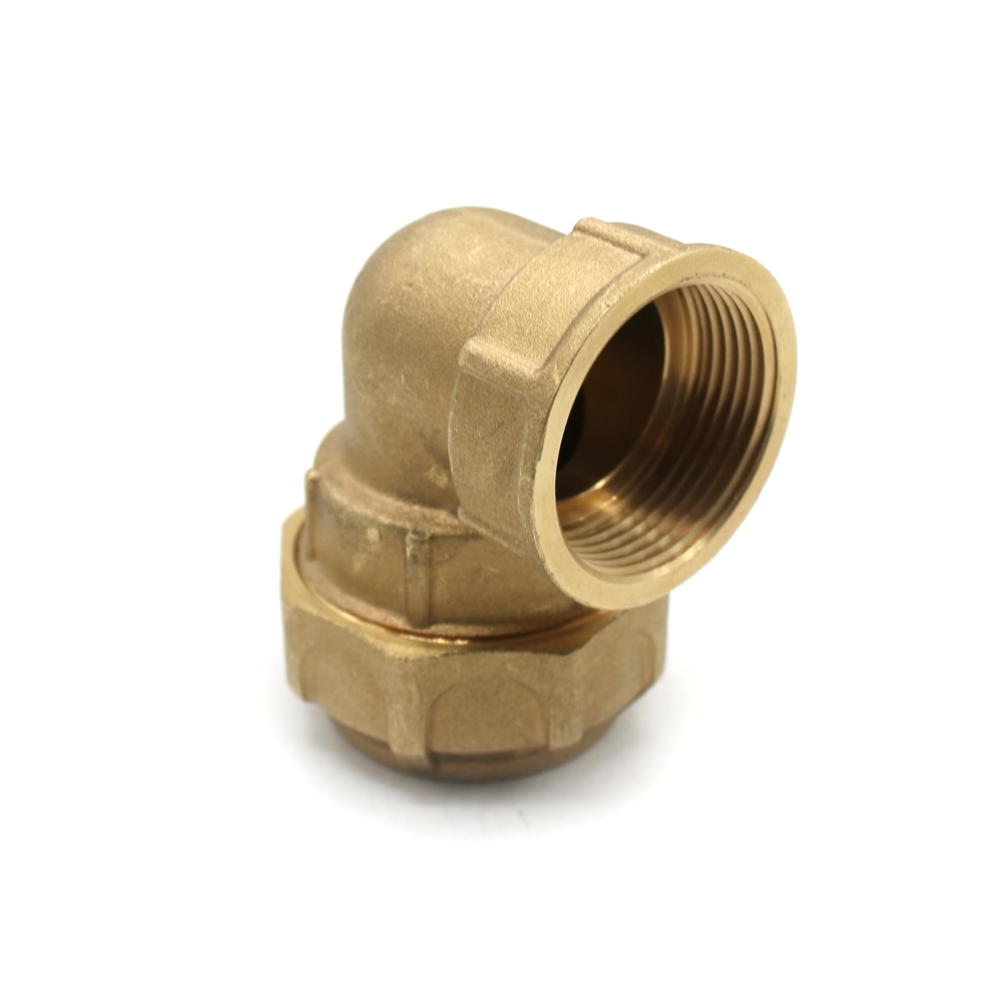 DOJA Barcelona | 2 Codo Hembra 90° Polietileno | Para Tubo Polietileno 40mm x1 1/4" | Conector Laton | Codo Fontaneria Para Tuberia Compresión, Agua Lluvia, Electrovalvula Riego, Piezas Polietileno