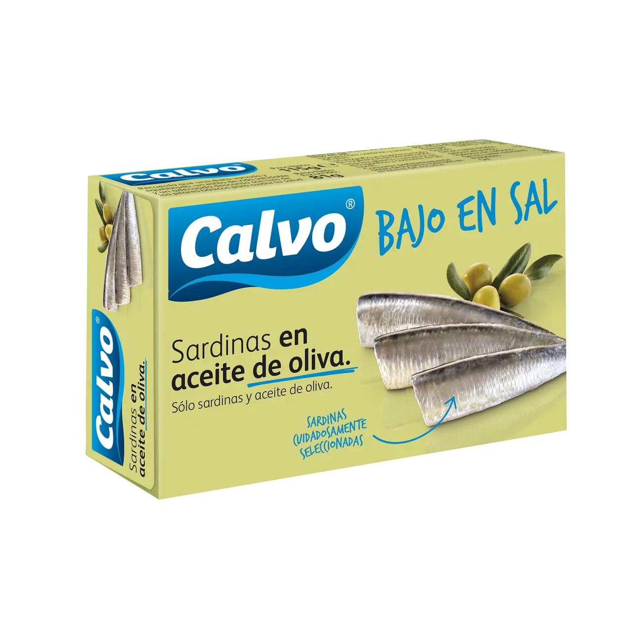 CALVO Sardinen in Olivenöl, salzarm 84 g. 9er-Pack