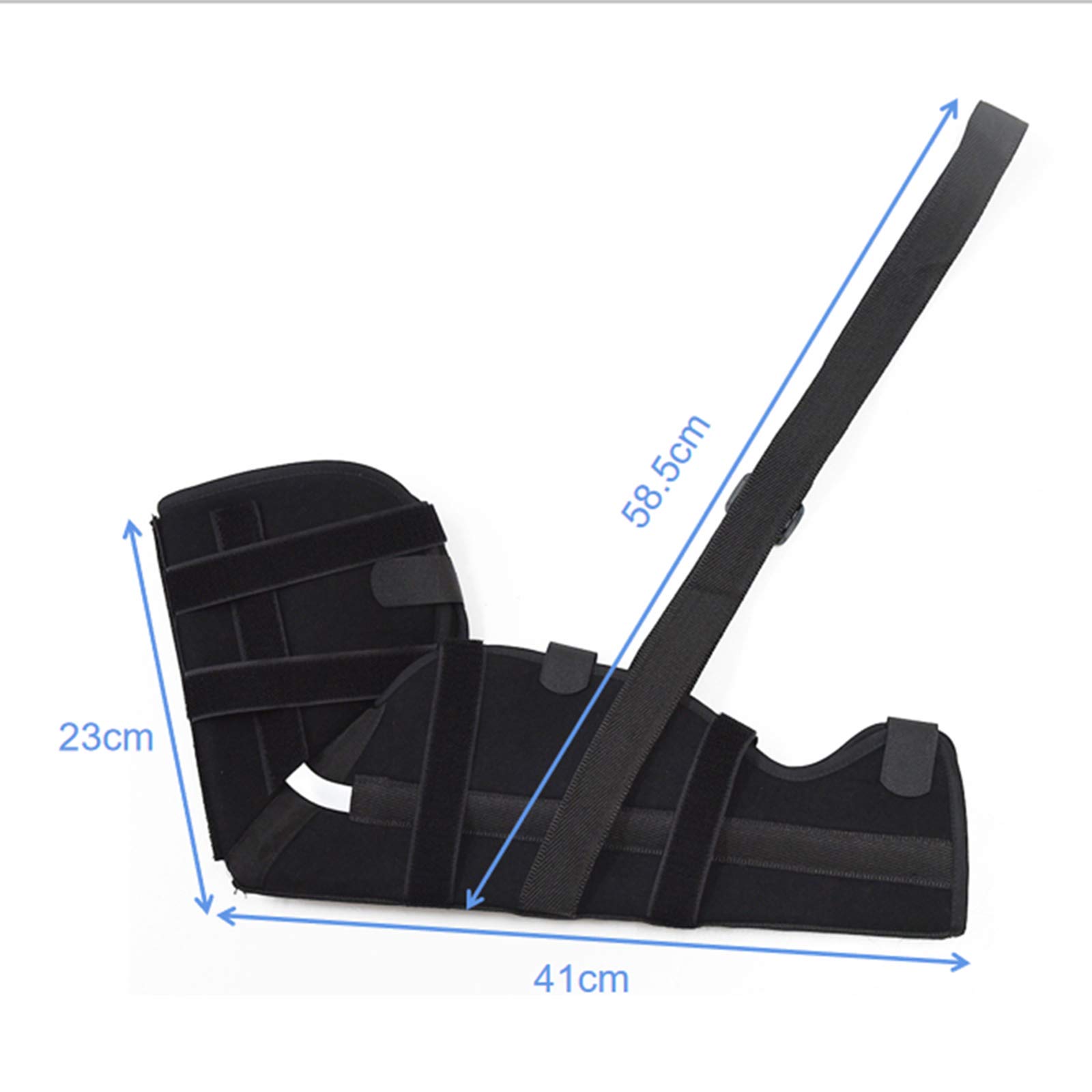 Soporte de brazo completo para adultos, calidad de grado médico, transpirable, soporte acolchado para hombro con cabestrillo para brazo, ayuda a sostener y elevar el brazo, recuperación de l