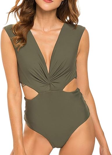 Twist front swimsuit Clearance