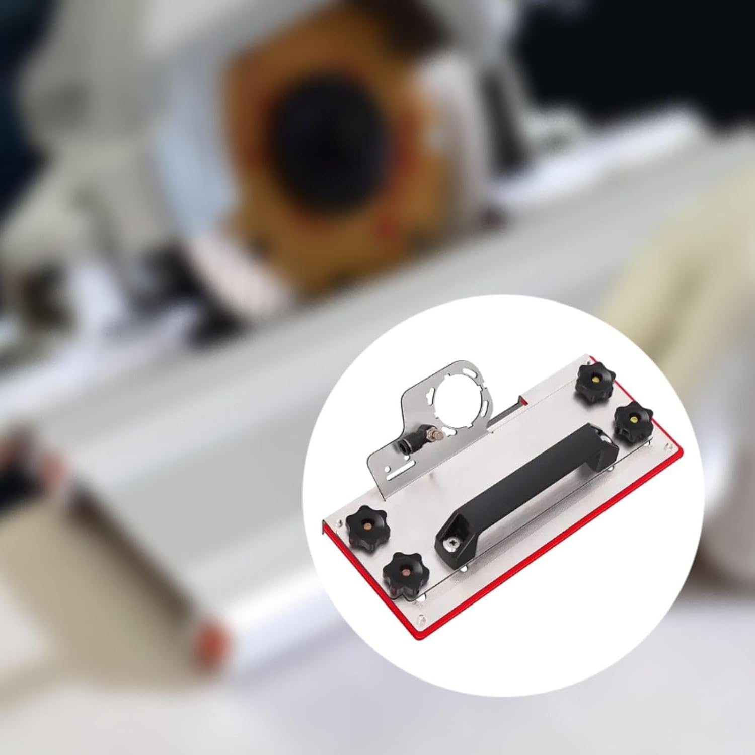 45° Angle Tile Chamfering Tool 45°Angle Grinder Auxiliary Tool Rustproof Wearproof 45° Corner Cutting Bracket for Wood Marble