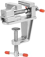 Vista 2 de Mini alicates planos Miniatura Banco Vise Abrazadera de mesa Pinzas planas Prensa de taladro Vice Mesa de aleación de aluminio Herramienta