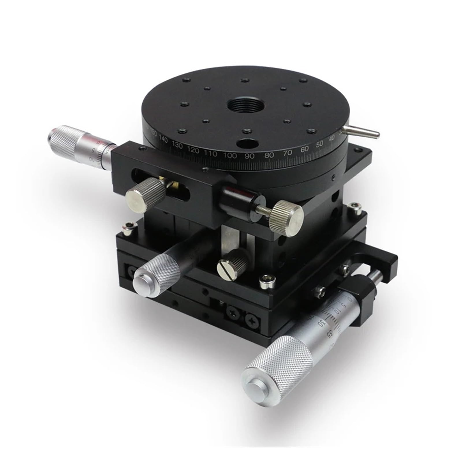 YXZYFPP Motorized Rotary Positioning Stage, XZRG8-R, Precision 3-Axis Optical Table for Fine-Tuning and Translation, Ideals for Measurement and Lab Applications. (XZRG80)