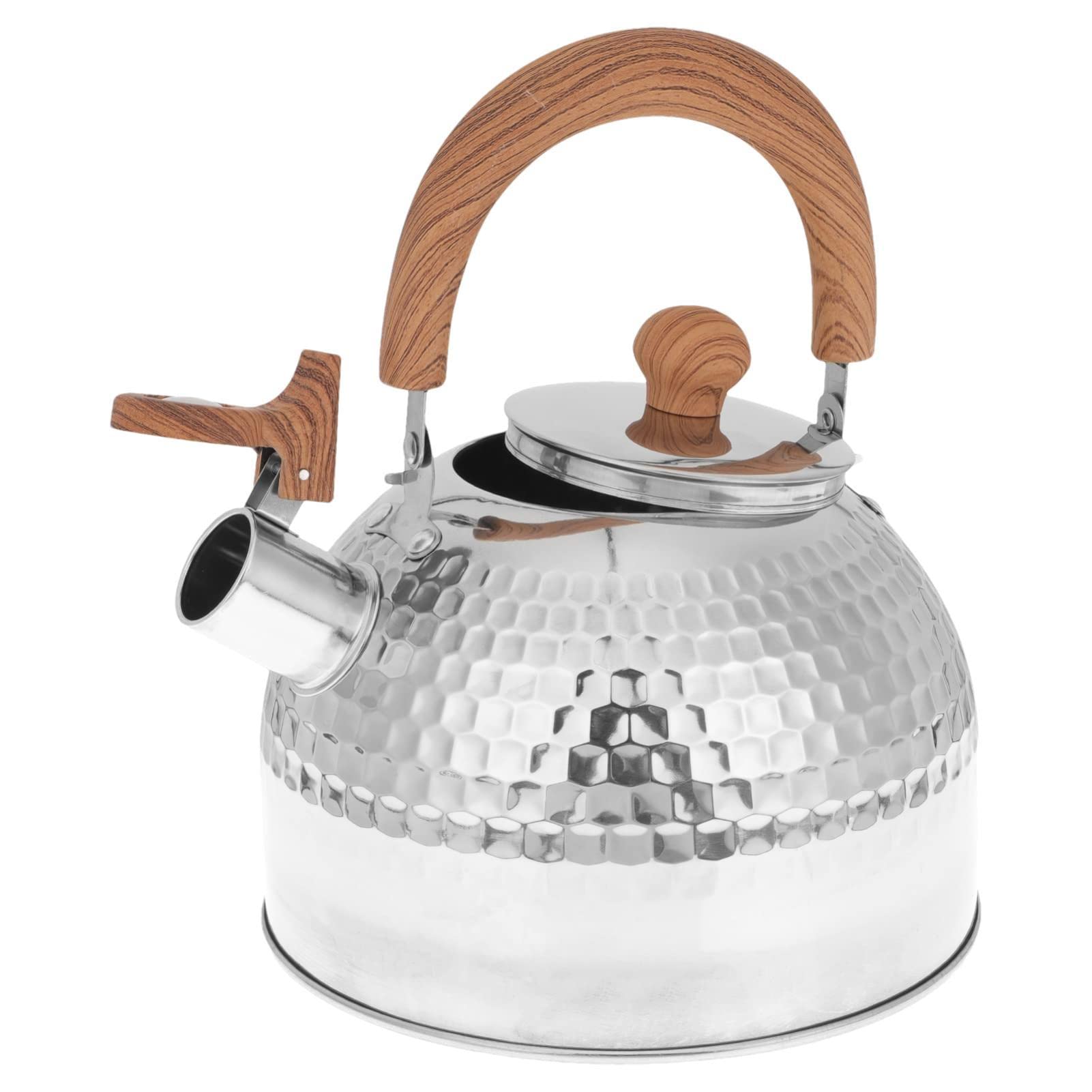 Bouilloire Inox 2L Sifflante KARL HAUSMANN - Induction, Gaz, Tous Feux - Design Rétro