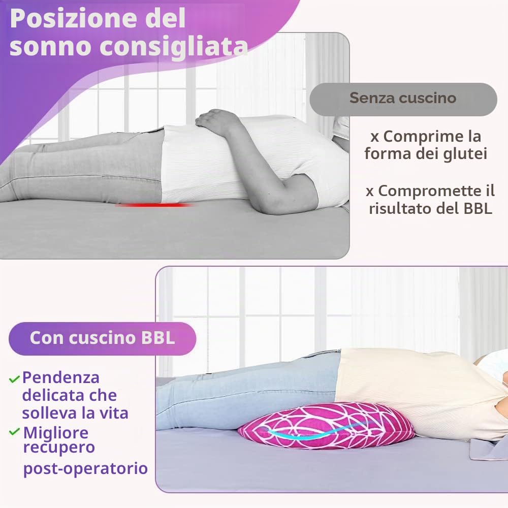 BBL Cuscino dopo l'intervento chirurgico per dormire sederona cuscino culo BBL sedia letto brasiliano sollevamento culo recupero post intervento chirurgico