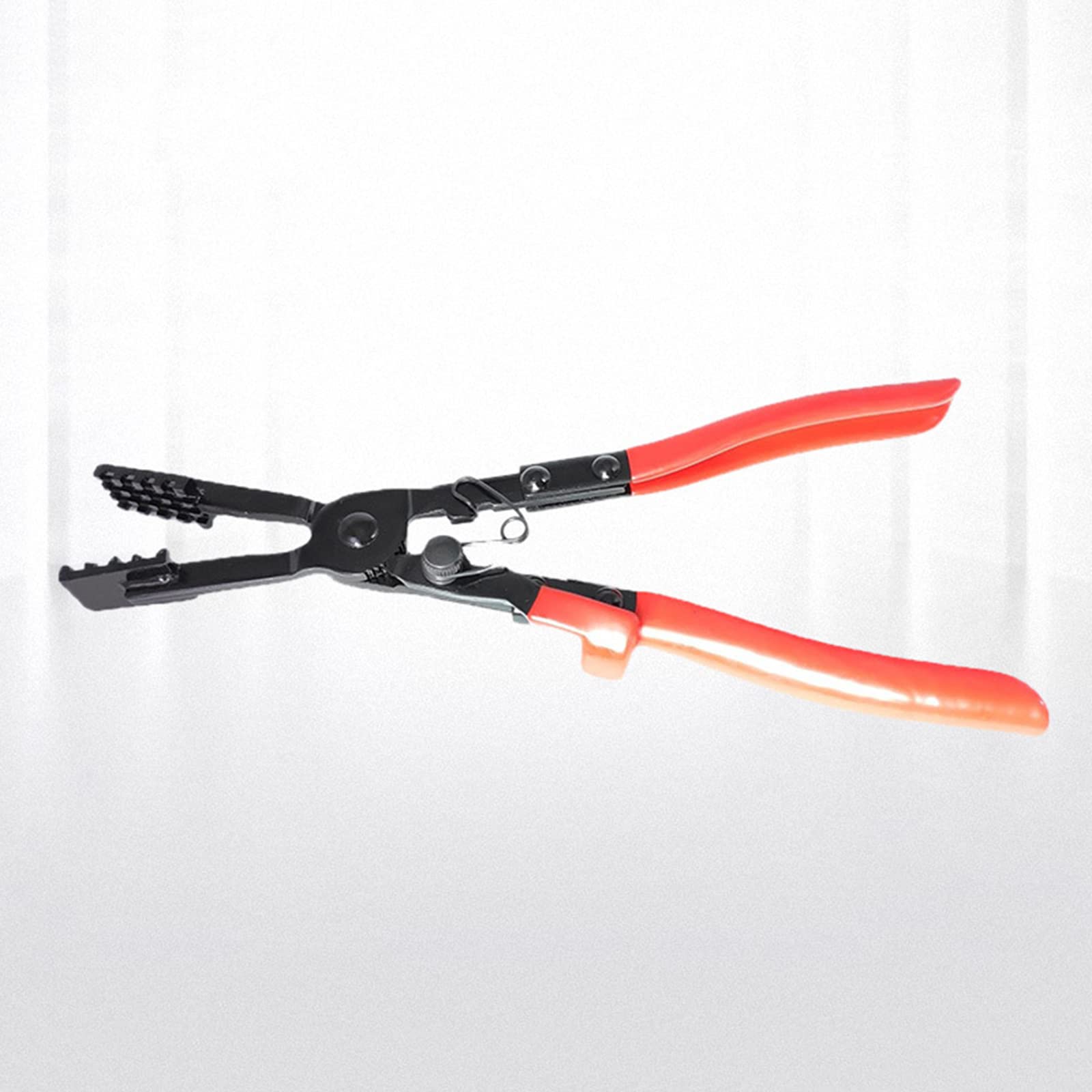 Alicates de abrazadera de manguera de metal texturizado, mango corto, abrazadera de manguera extendida para reparación de coche, herramienta de extracción de alicates de mano