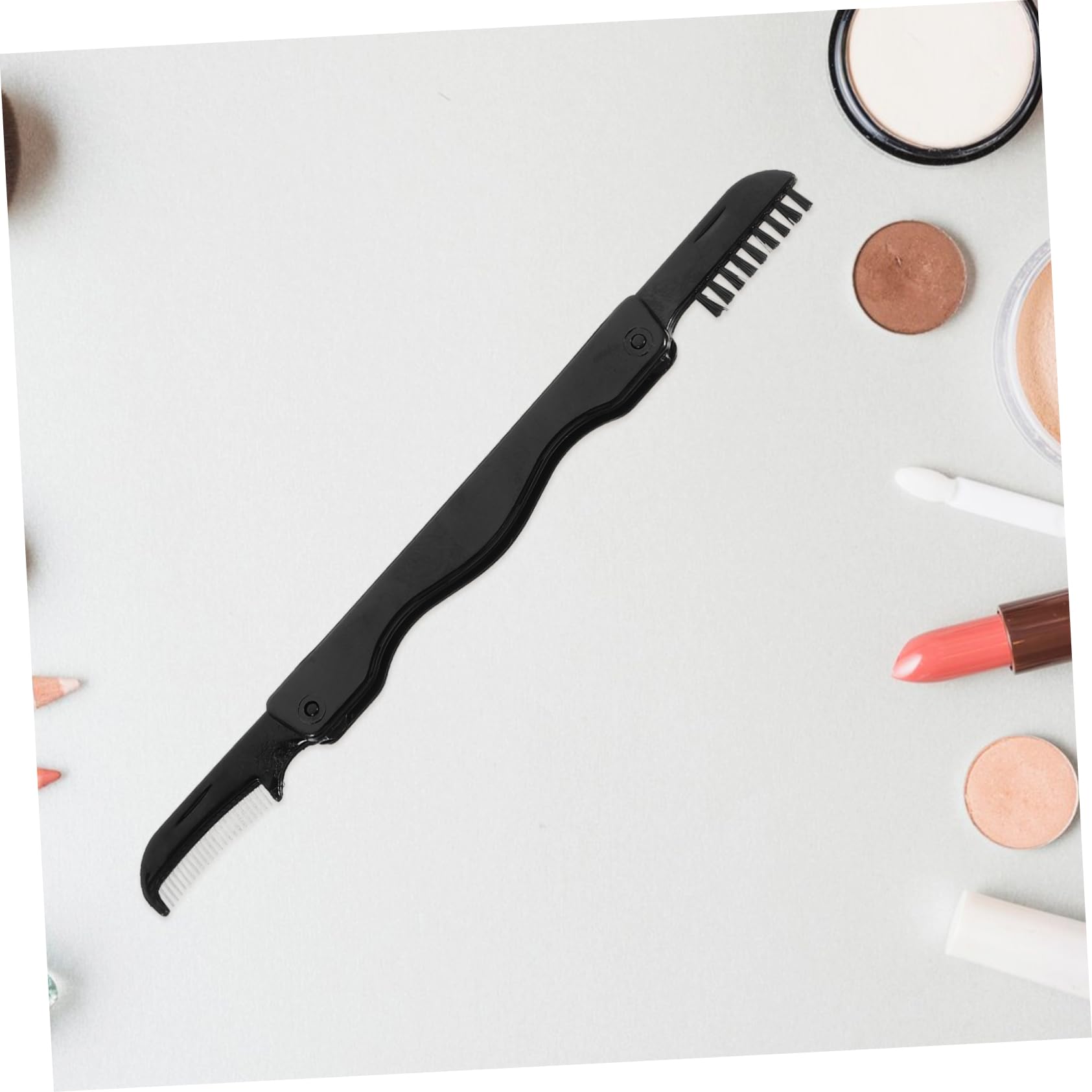 Healeved 6 Pack Eyebrow Brush Comb Soft Bristles Stylish Compact for Women Perfect Present