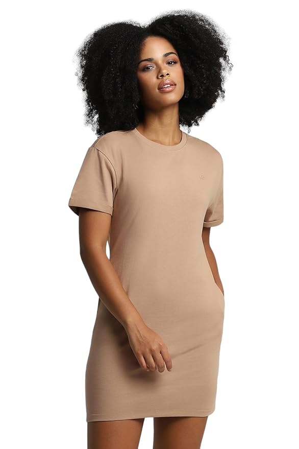 Forever 21 Womens Solid T-Shirt Mini Dresses