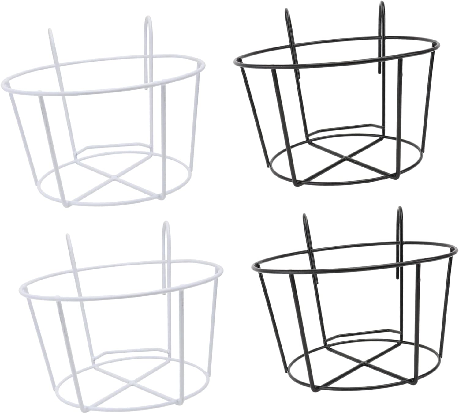 YARNOW 4pcs Flowerpot Hanging Rack Round Pot Hanger Indoor Plant Rack Hanging Bonsai Holder Home Decor
