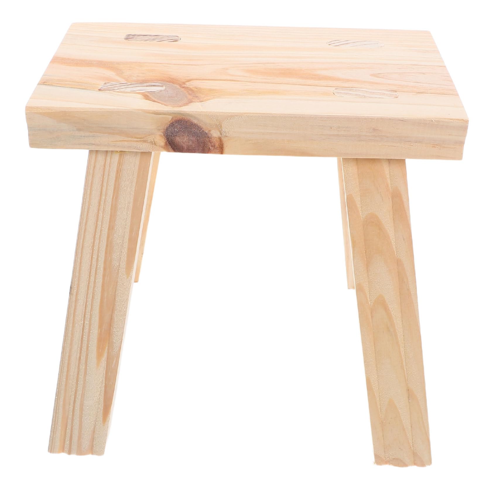TOYANDONA Drewniany Podnóżek Drewniane Krzesło Dla Małych Dzieci Stołek Kuchenny Dla Małych Dzieci Solidny Drewniany Stołek Dziecięcy Dziecięcy Podnóżek Do Nauki