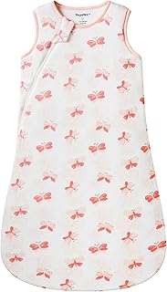 Baby Schlafsack 2,5 Tog Kuschelweich aus Bambusviskose | Baby Schlafsack aus Bambusfaser | Herbst & Winter Schlafdecke(Rosa,S)