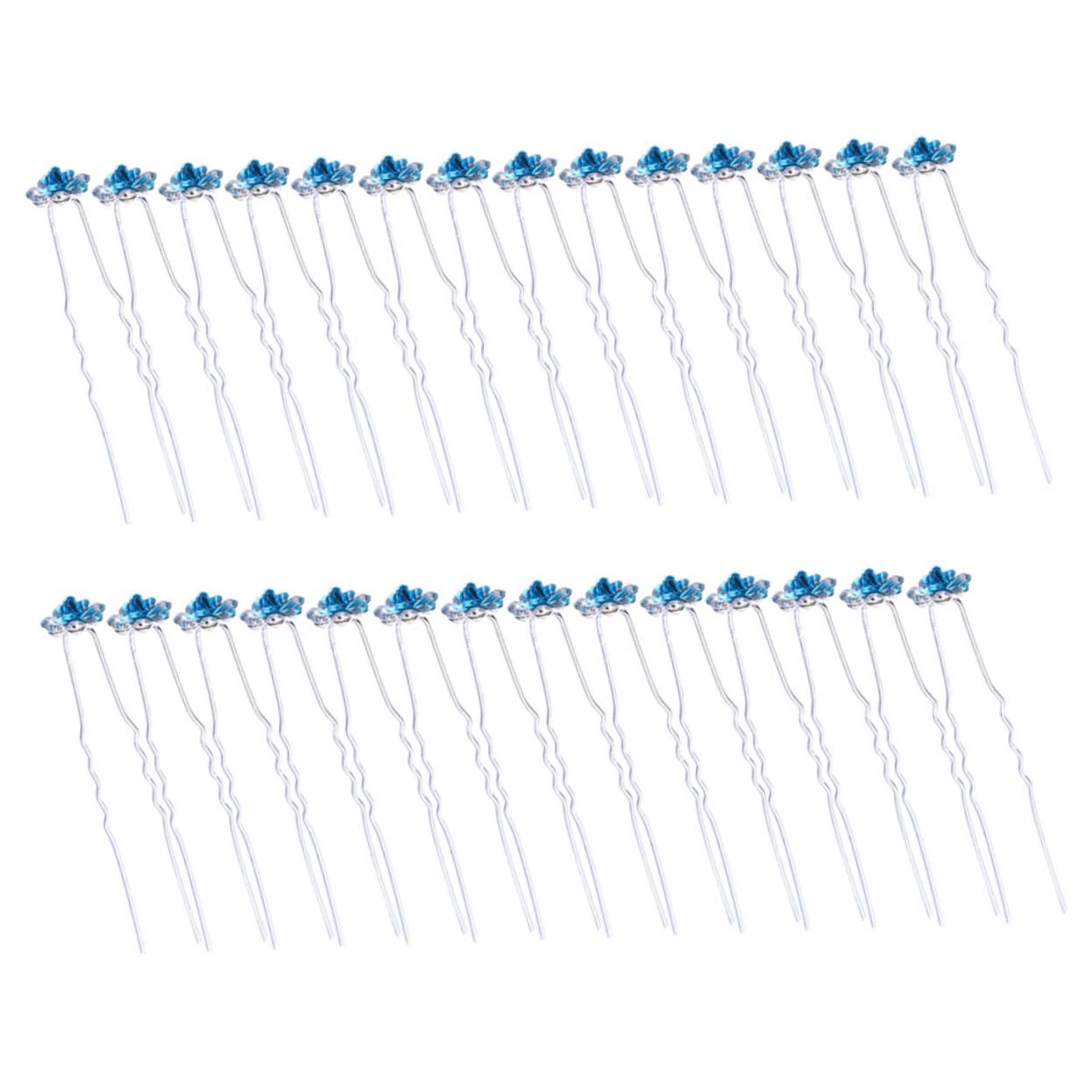 Baluue 200stücke Teiliges Haarnadeln Mit Rosen-design Haarschmuck Für Hochzeiten Partys Und Besondere Anlässe Glitzernde Haarspangen Für Braut Und Damenhaare