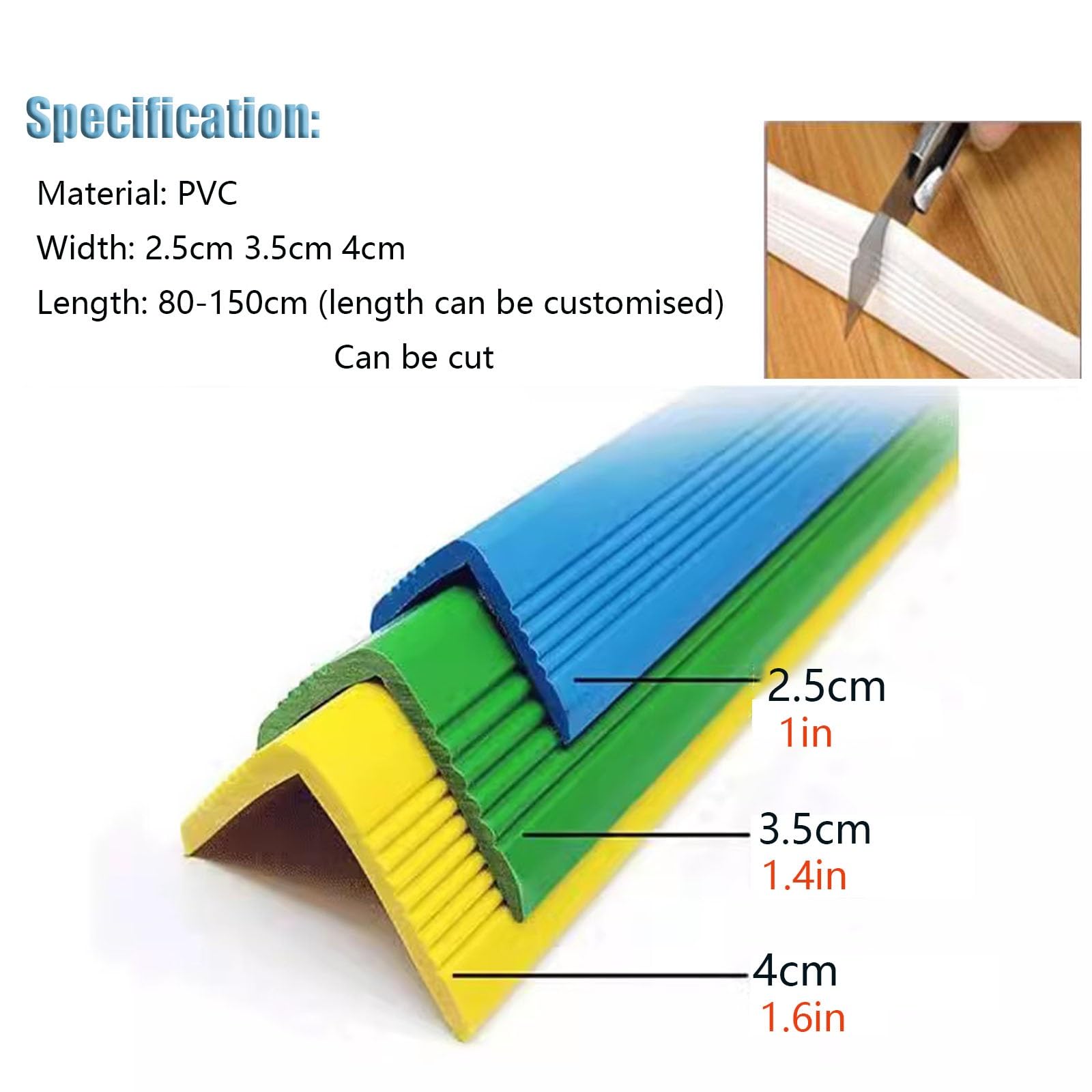 Tiras protectoras de esquinas de pared en forma de L, 31 35 39 43 47 51 55 pulgadas de largo Protectores de esquinas de pared con respaldo autoadhesivo, topes de seguridad para esquinas de paredes de