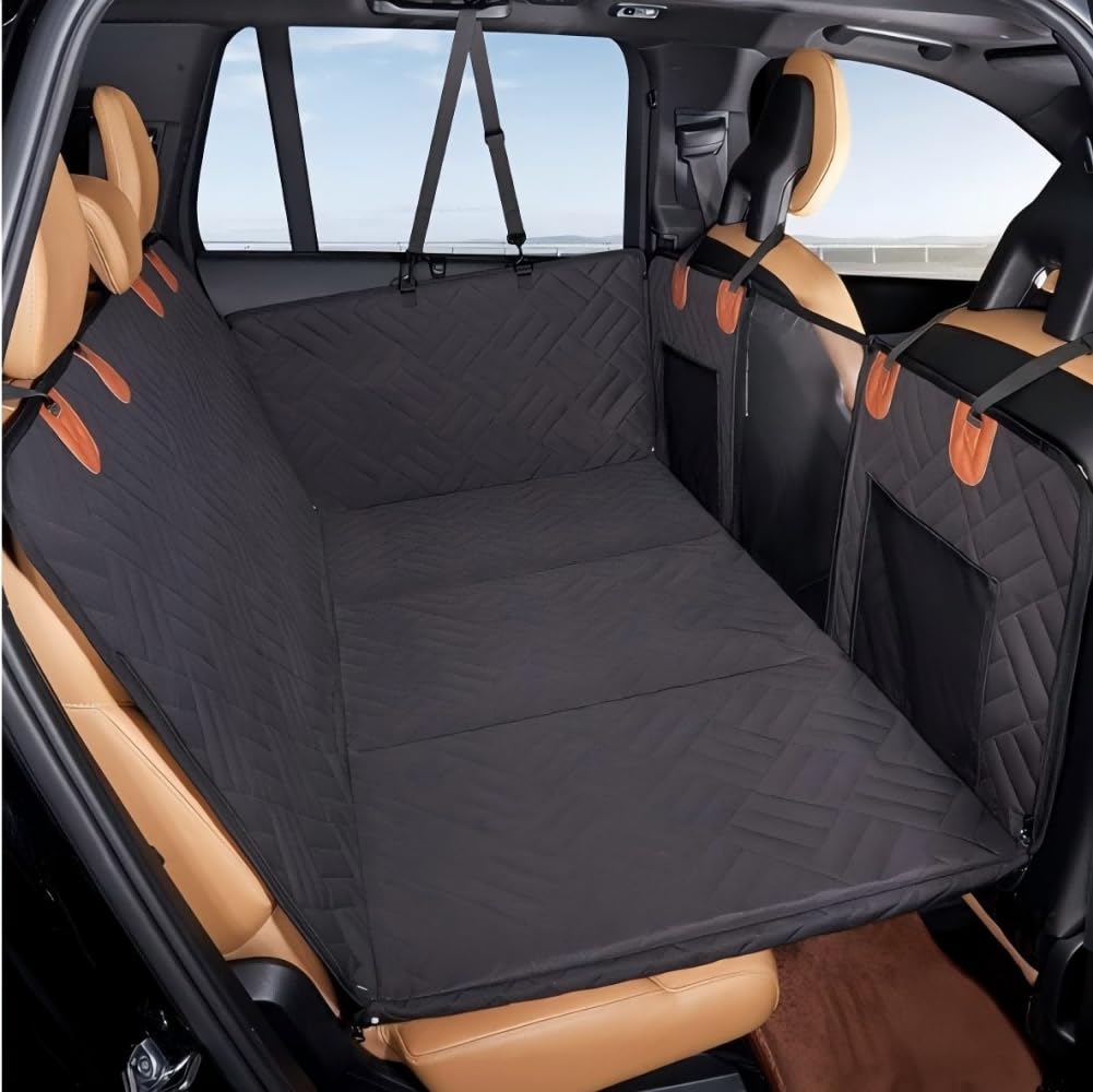 QWHJSP Dog Car Seat Cover for Genesis G70 2017 2019 2021 2022 2023 2024,Durable Waterproof Scratch Proof Non Slip Hammock Washable Backseat Protector