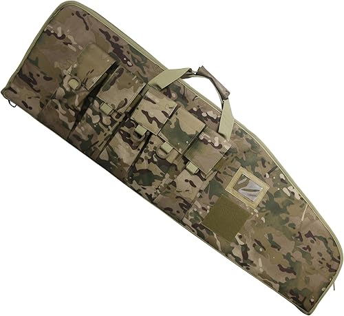 PAIWPHLI Funda de rifle individual para rifle táctico, funda suave para pistola con 5 bolsas para revistas de 3842 pulgadas disponible en Yaxa Guatemala