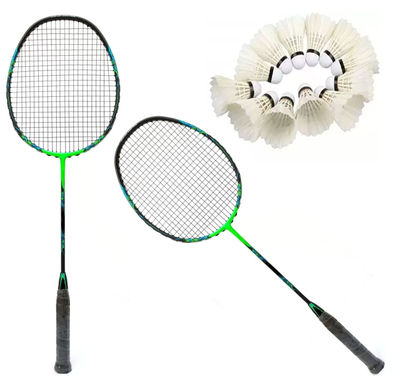 Sports Batminton with Full Cove Badminton Racquets with 2 Shuttle Cock batminton for biggner