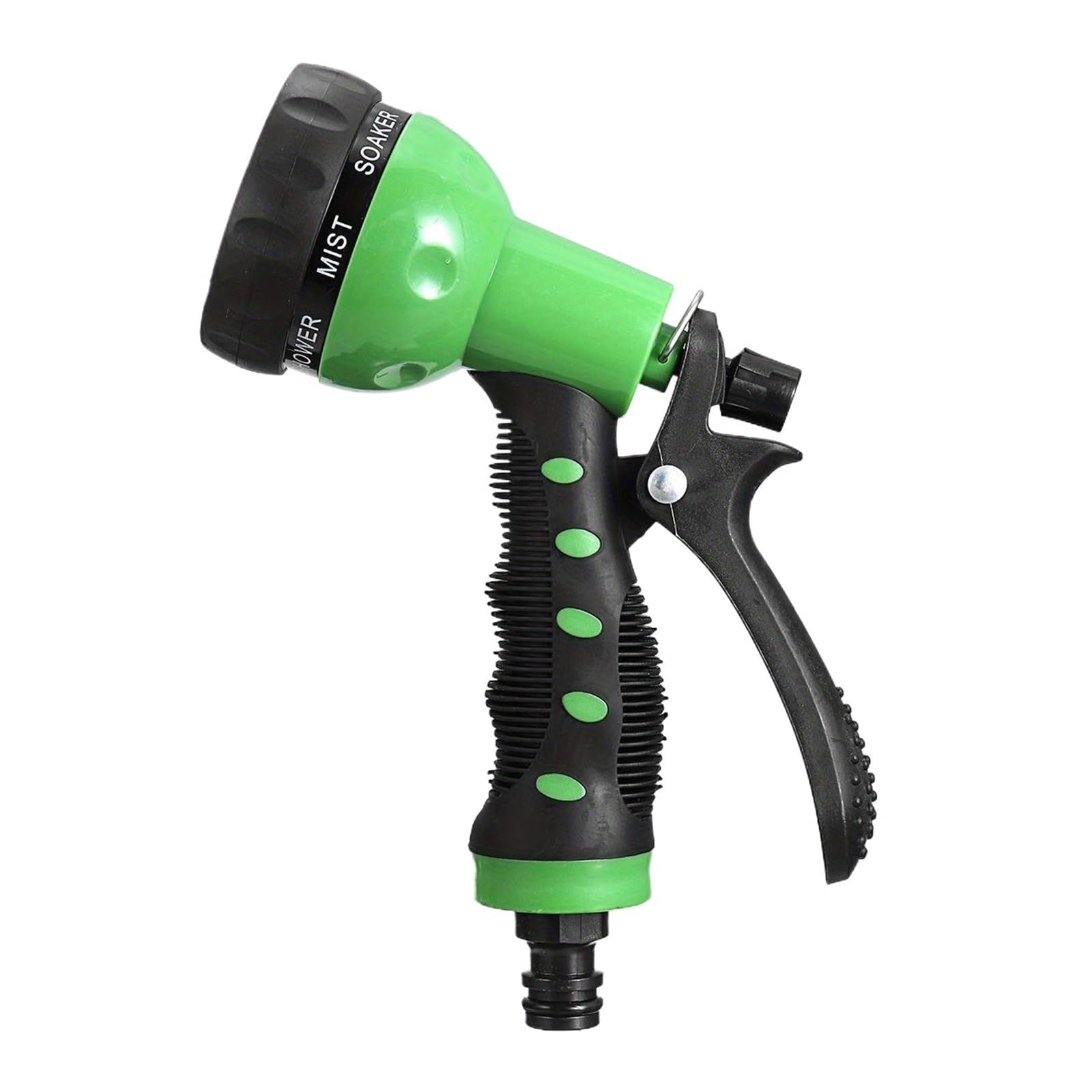 ISCBAFYX Pistolet natryskowy do węża ogrodowego Dysza do węża ogrodowego, wytrzymała metalowa dysza do węża wodnego z 7 regulowanymi wzorami natryskiwania, wysokociśnieniowy opryskiwacz ręczny z