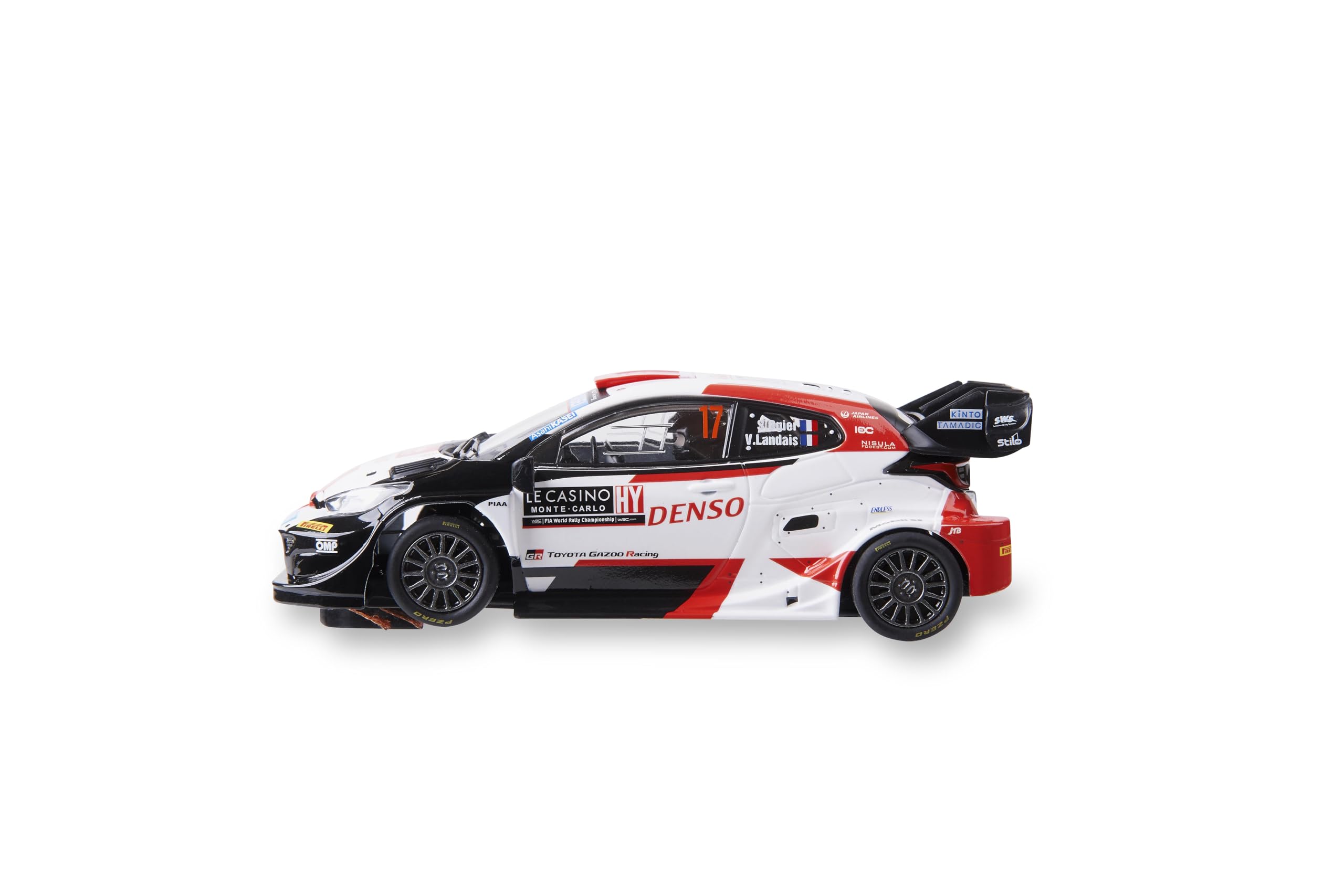 SCALEXTRIC - Coche de Carreras Advance - Coche Slot Escala 1:32 (Toyota Yaris WRC - Montecarlo '23)