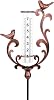 pearlstar Rain Gauge Bird Copper Rain Gauges Outdoor with Large Numbers Plastic Tube for Yard Garden Patio Pathway Decor