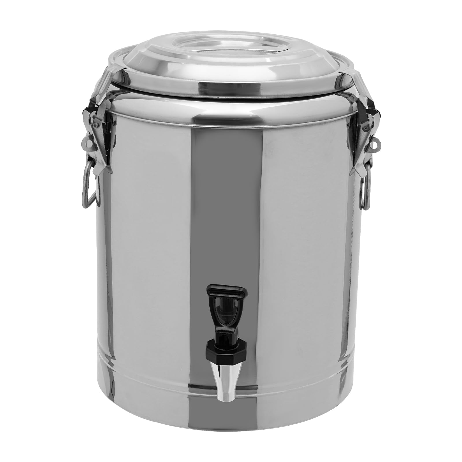 Conteneur thermique 14 l avec robinet en acier inoxydable avec poignées et couvercle pour boissons