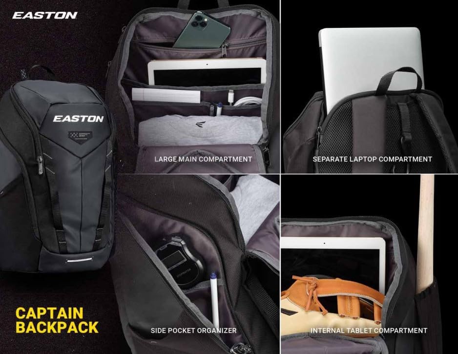 Easton | CAPTAIN Utility Backpack | Black - Image 7