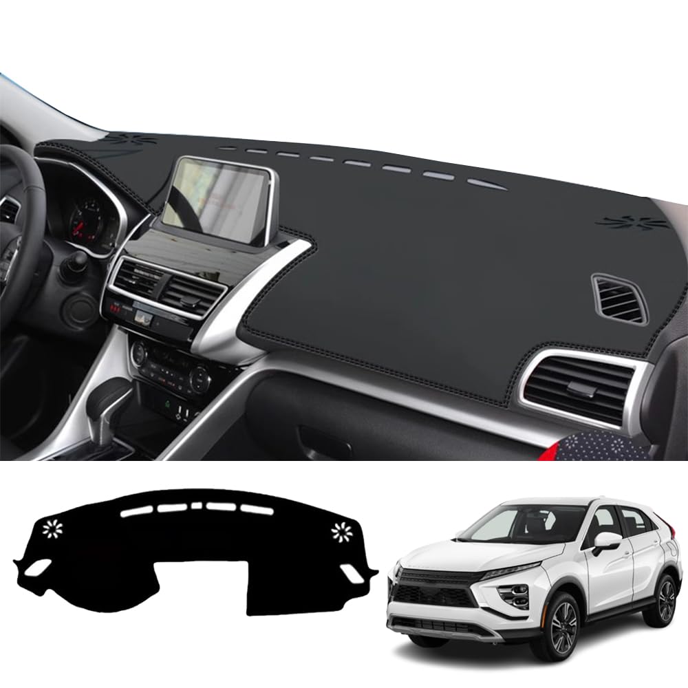 Kakash Custom Interior Accessories for Mitsubishi Eclipse Cross 2018-2021 2022 2023 2024 2025 Dashboard Cover Mat Dash Covers Reduces Glare Eliminates Cracking Protector Sunshade No Glare(without HUD)