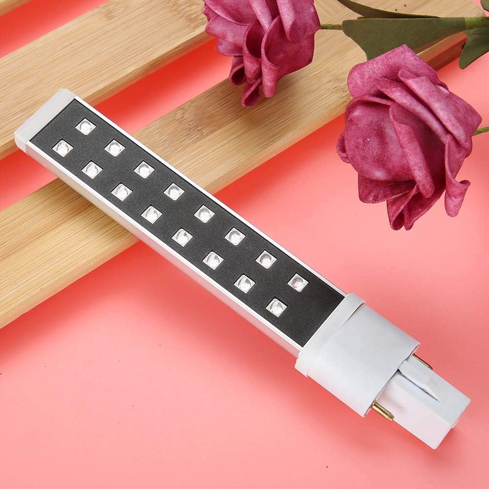 405nm Nail Art Gel Curing Dryer, Light Bulb Light Tube Manicure Tool Replacement Lamp Bulb Nail Art Tools for Fingernail and Toenail Curing Manicure Beautification.