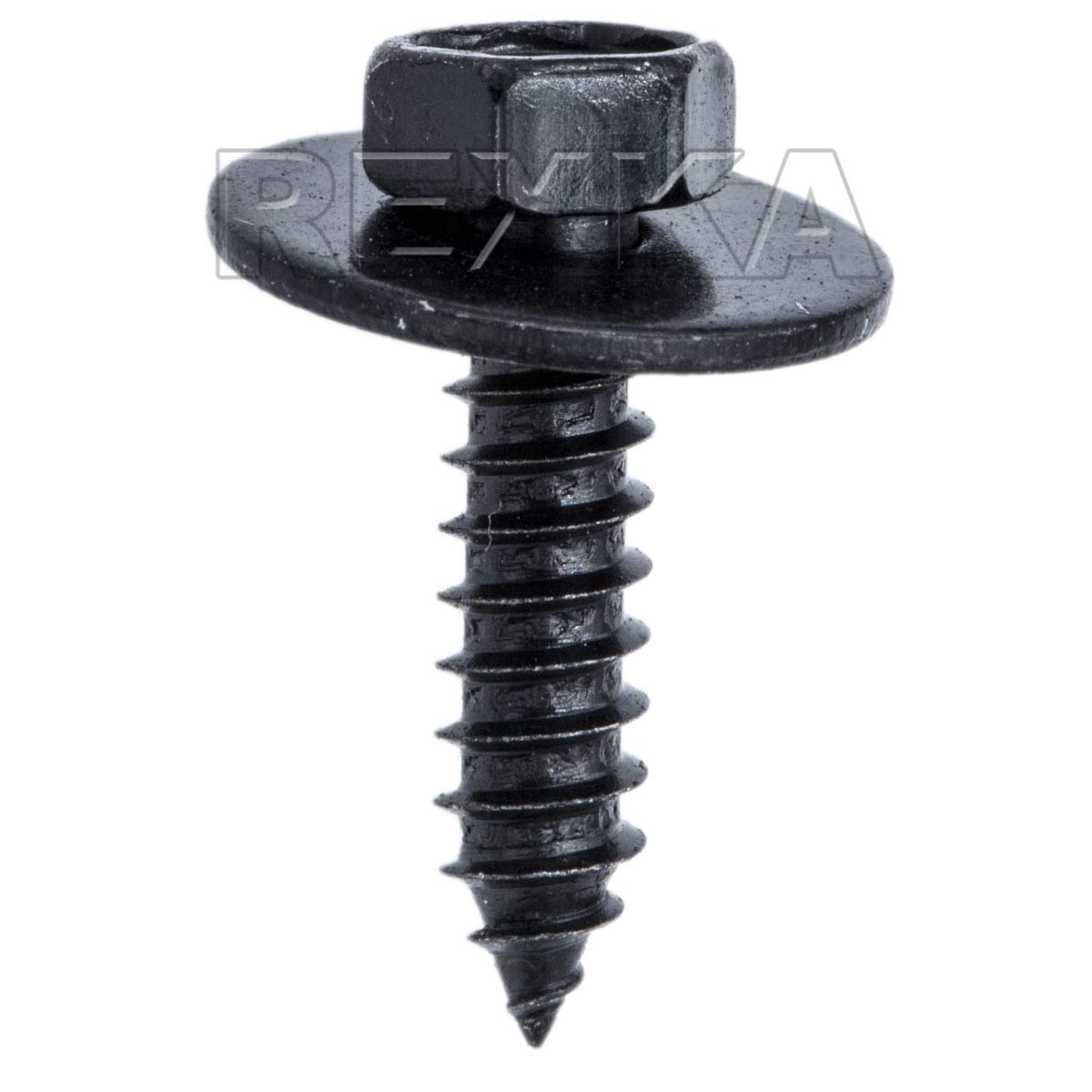 Rexka 30pcs Bumper Cover Tapping Screw Bolt 12442-05207B for Hyundai Kia