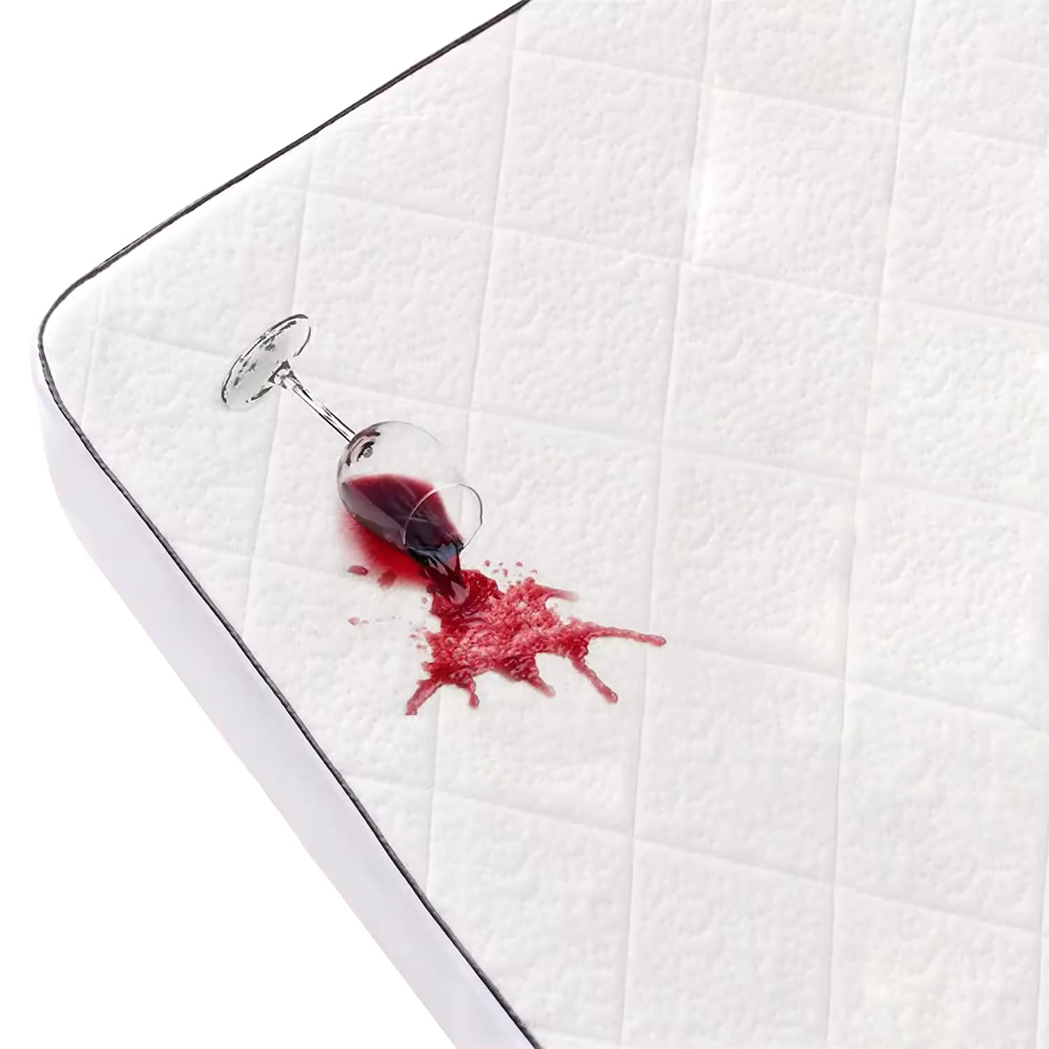 LVYSHOP Coprimaterasso Impermeabile King Size - Cotone 900g/m² - Foto 7