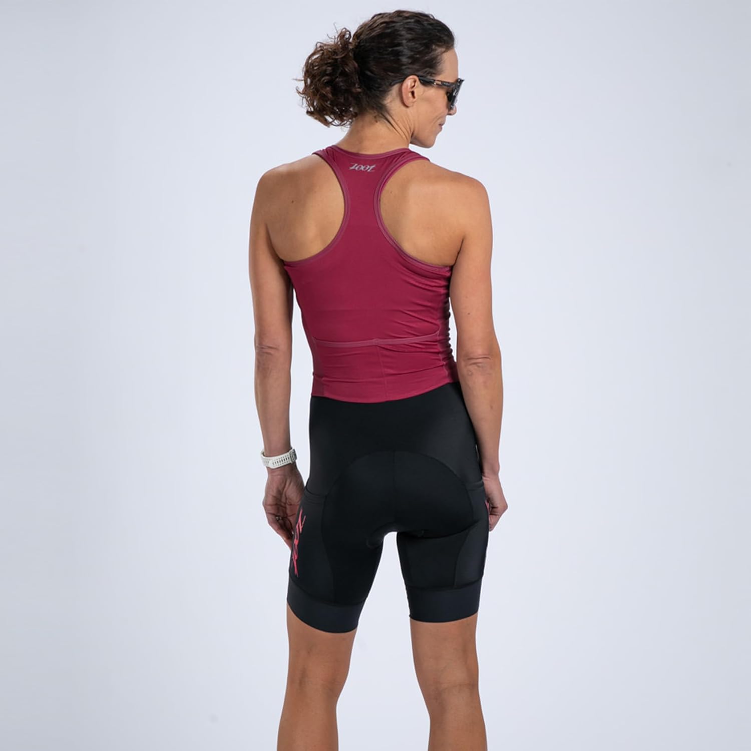 Zoot Women’s Core Sleeveless Tri Aero SLVS FZ Racesuit, Quick-Dry Sleeveless Triathlon Suit with Chamois & Race Storage