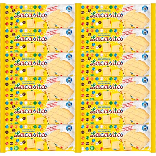 Lacasitos 12 tabletas chocolate blanco 100g