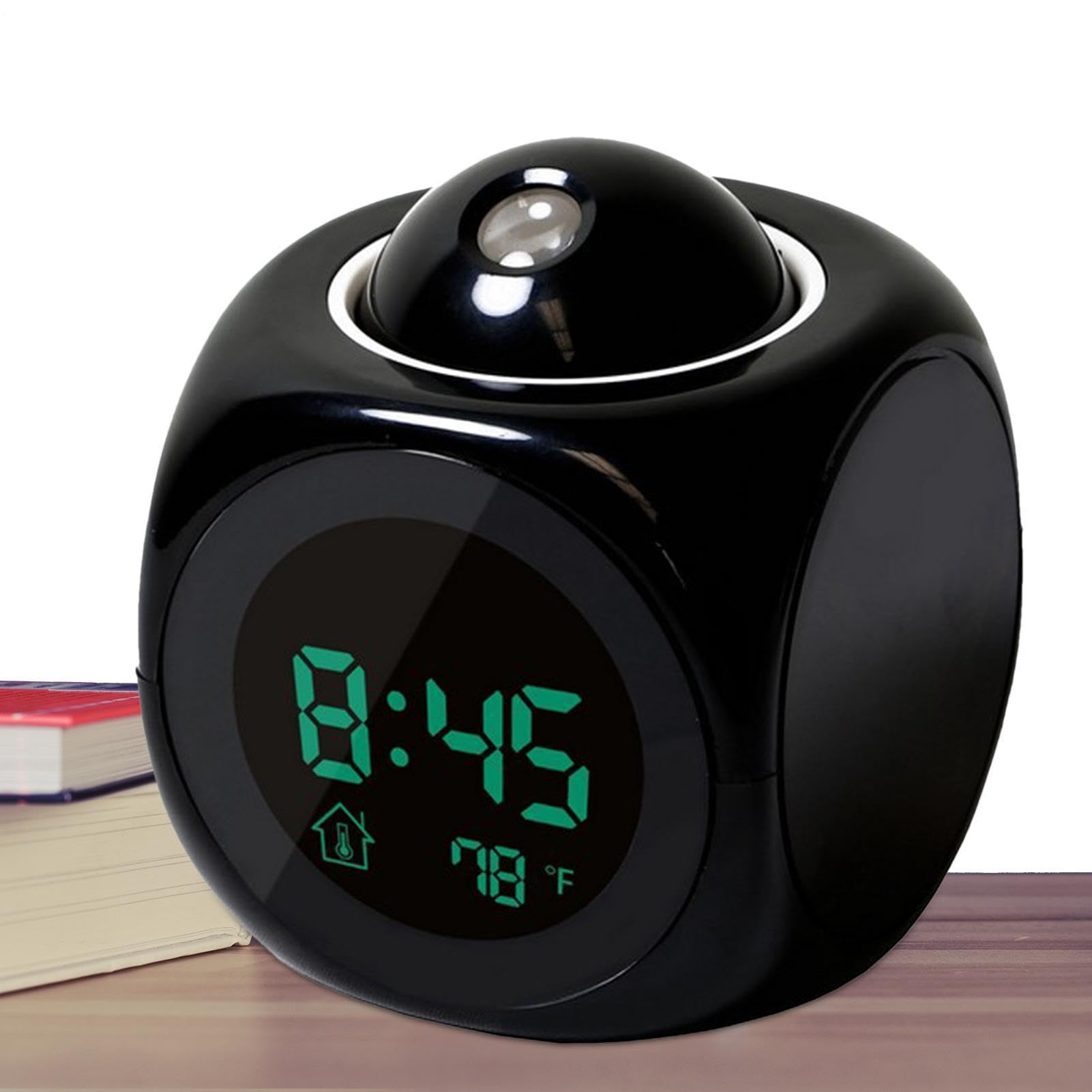 Horloge projecteur LED haute précision et réveil numérique pour un réveil idéal