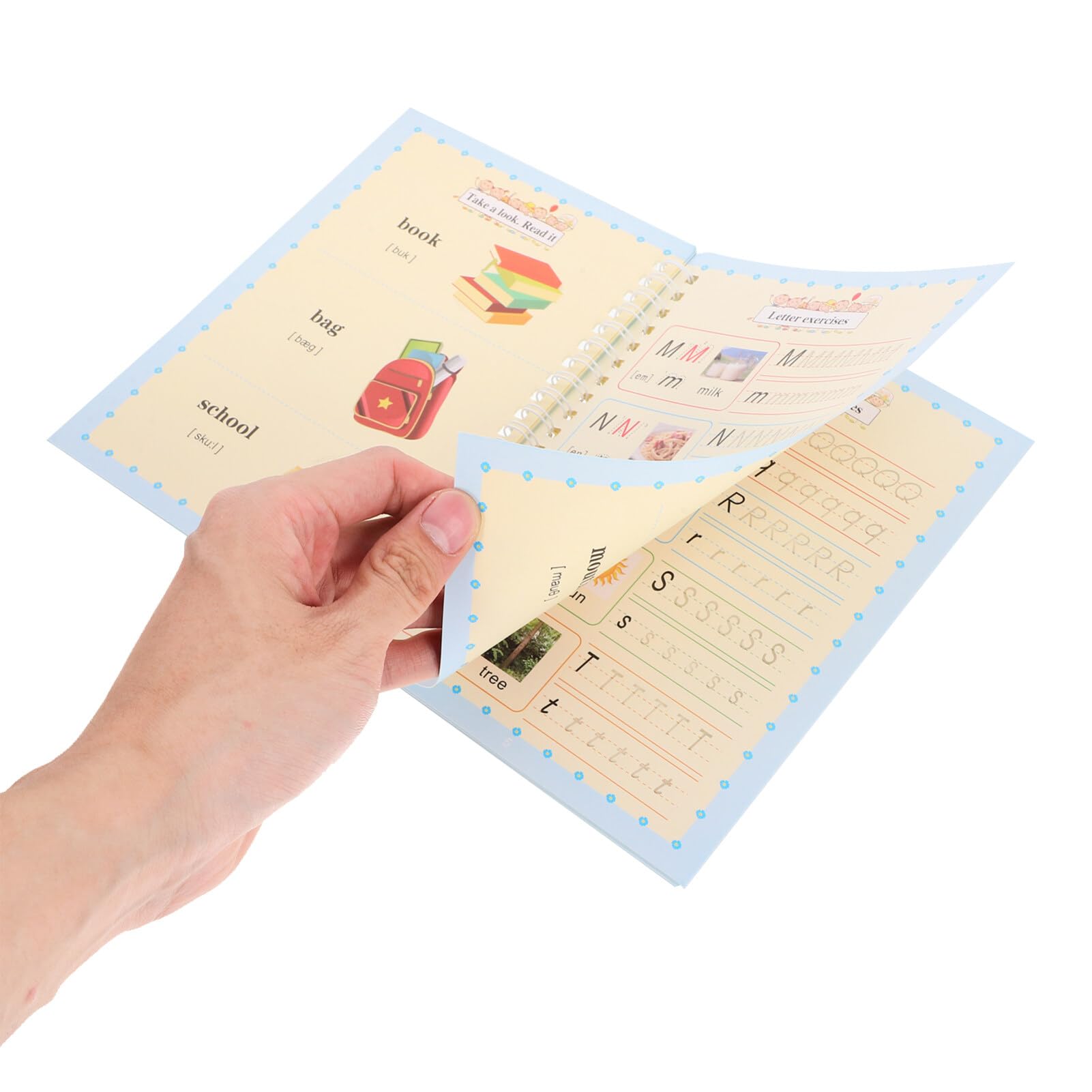 Livre D'écriture Rainurée 1 Set, Papier et Fer, Entraînement