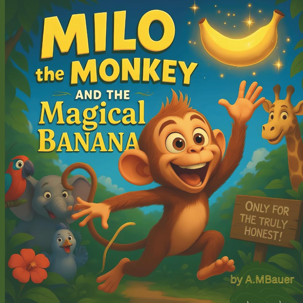 Milo the Monkey and the Magical Banana: A Funny Jungle Adventure Children’s Book About Honesty and Telling the Truth (Ages 3–7): A heartwarming and ... 1 (Milo the Monkey’s Magical Lessons)