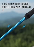 AONIJIE 2 bețe de trekking pliabile ultra-compacte pentru călătorii și drumeții 4
