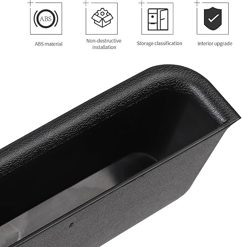 Miniatura 3 de CheroCar Bandeja de agarre para pasajeros, caja de almacenamiento con asa, bandeja organizadora, accesorio de agarre para Jeep Wrangler Jk 2007-2010