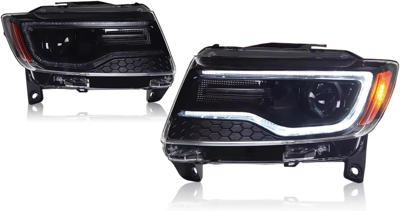 Headlight Assembly For Jeep For Grand For Cherokee 2011 2012 2013 2014 2015 Car Headlight DRL Dynamic Turn Signal LED Front Light Assembly Assy