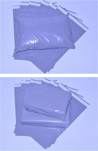 Grey Plastic Mailing Bags Postage Bags Extra Strong Plastic Envelopes for Packaging Gifts Parcels Clothes Bags Books  Shipping Bags 9 X 12 INCH | 25 PCS