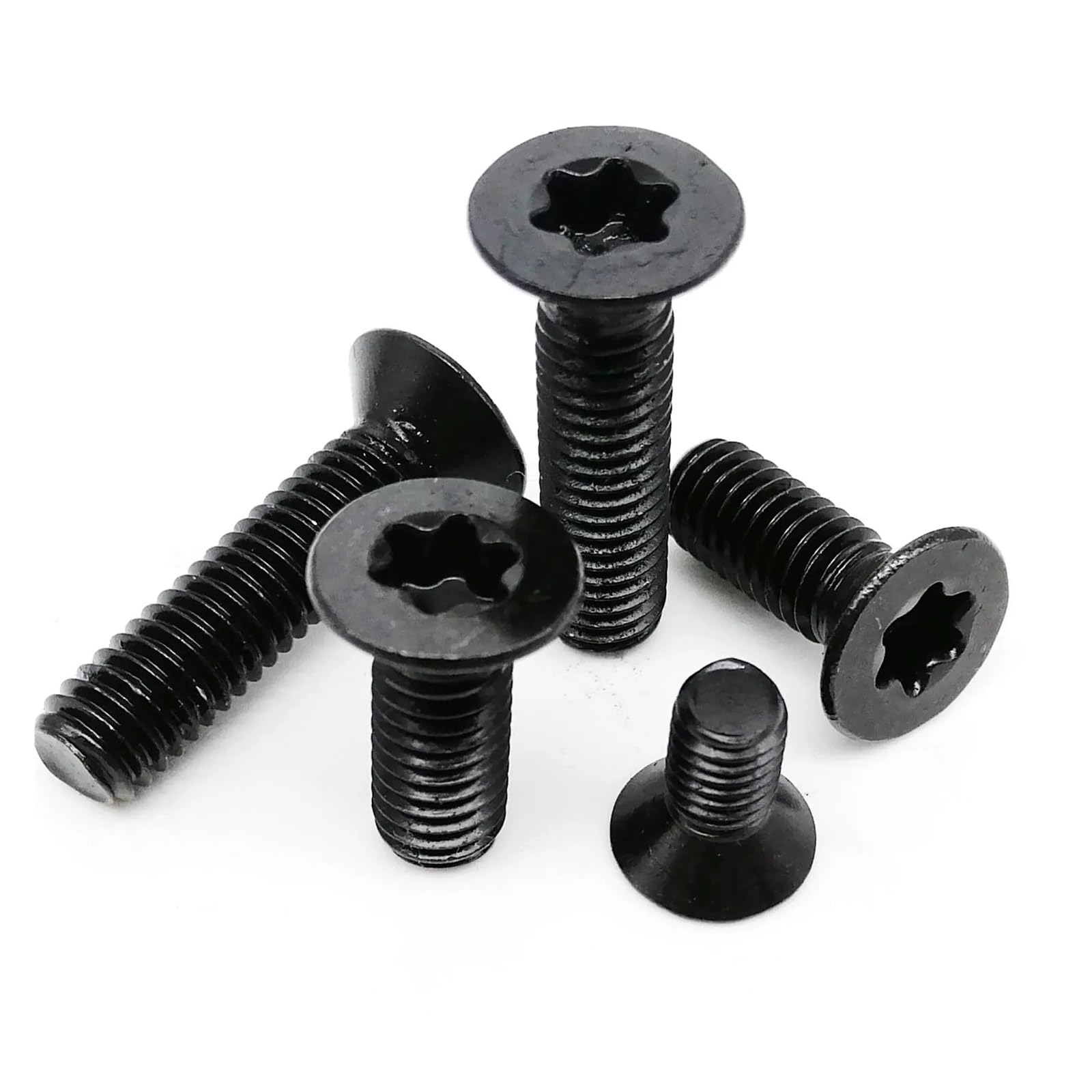 GamirA 285/1020 Uds Mix M2 M2.5 M3 M4 M5 Negro 304 Acero Inoxidable Seis lóbulos Torx Cabeza avellanada Plana Tornillo Surtido Kit de Caja (Color : Set B 1020pcs)