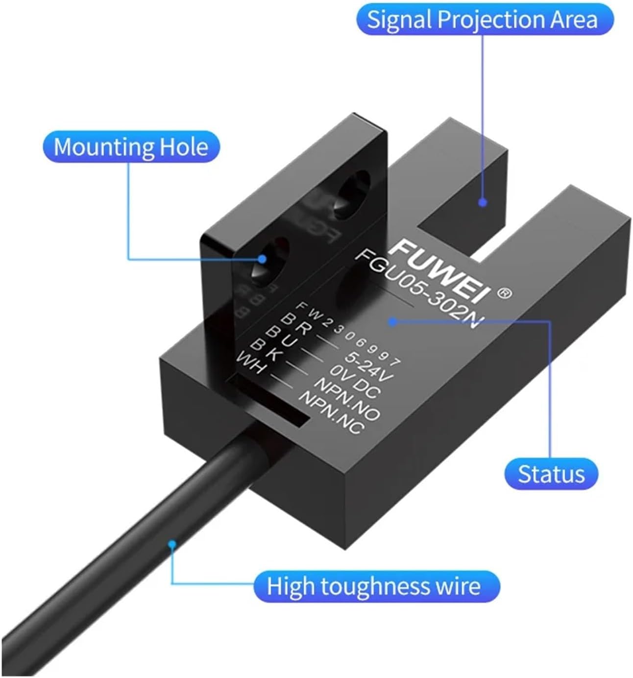 FGU05-302N U-Slot inductive Limit Sensor
