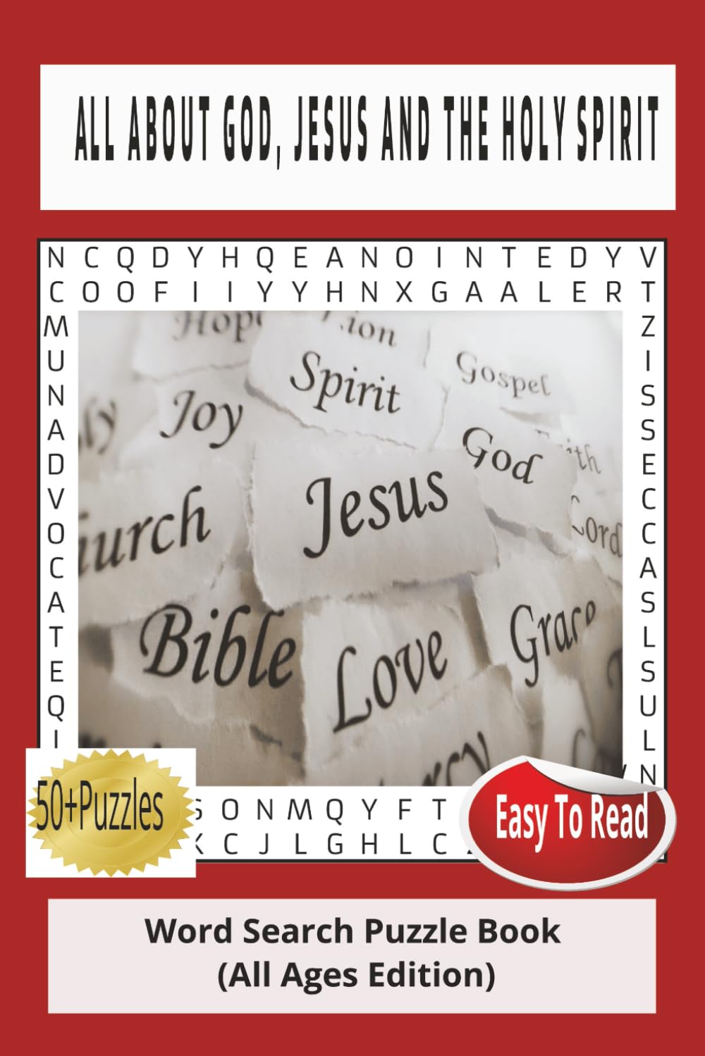 All About God, Jesus and The Holy Spirit: Word Search Puzzle Book